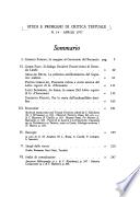 Studi e problemi di critica testuale
