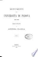 Studi editi dalla Università di Padova a commemorare l'ottavo centenario della origine della Universita di Bologna