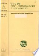 Studi etno-antropologici e sociologici