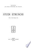Studi etruschi