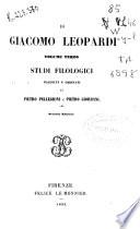 Studi filologici