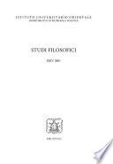Studi filosofici