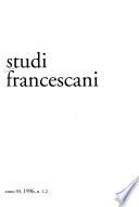 Studi francescani