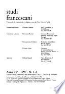 Studi francescani