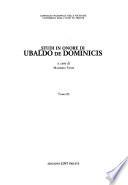 Studi in onore di Ubaldo de Dominicis
