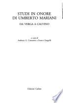 Studi in onore di Umberto Mariani