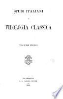 Studi italiani di filologia classica