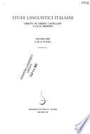 Studi linguistici italiani