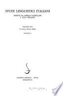 Studi linguistici italiani