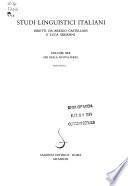Studi linguistici italiani