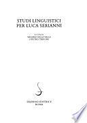 Studi linguistici per Luca Serianni