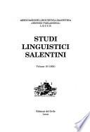 Studi linguistici salentini