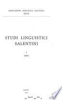 Studi linguistici salentini