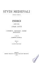 Studi medievali