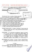 Studi meridionali