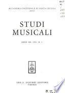 Studi musicali