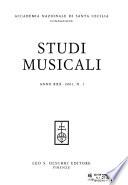 Studi musicali