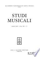 Studi musicali