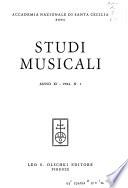 Studi musicali