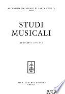 Studi musicali
