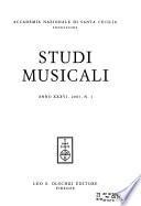 Studi musicali
