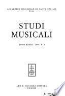 Studi musicali
