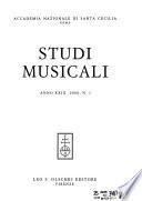 Studi musicali