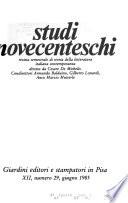 Studi novecenteschi