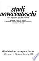 Studi novecenteschi