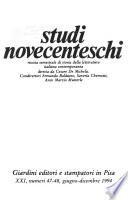 Studi novecenteschi