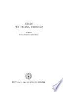 Studi per Eliana Cardone