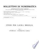 Studi per Laura Breglia: Generalia, numismatica greca