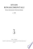 Studi rinascimentali