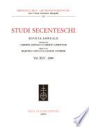Studi secenteschi