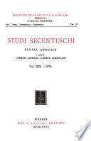 Studi secenteschi
