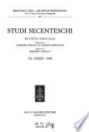 Studi secenteschi
