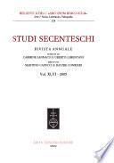 Studi secenteschi