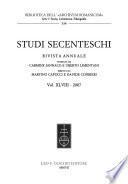 Studi secenteschi