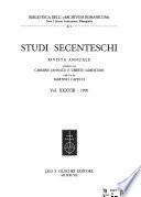 Studi secenteschi