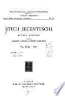 Studi secenteschi