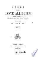 Studi sopra Dante Allighieri