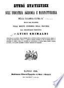 Studi statistici sull'industria agricola e manifatturiera della Calabria Ultra 2.a
