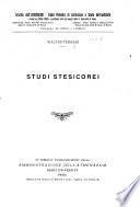 Studi stesicorei