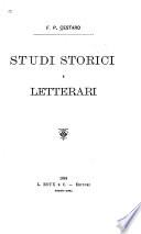 Studi storici e letterari