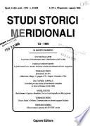 Studi storici meridionali