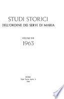 Studi storici sull'Ordine dei servi di Maria