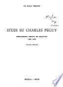 Studi su Charles Péguy