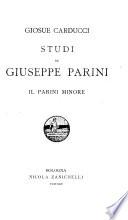 Studi su Giuseppe Parini