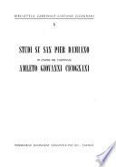 Studi su san Pier Damiano in onore del cardinale Amleto Giovanni Cicognani