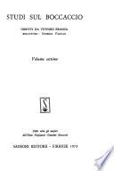 Studi sul Boccaccio